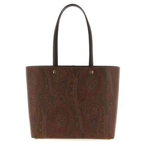 Etro Brown Cotton Tote Women's Bag